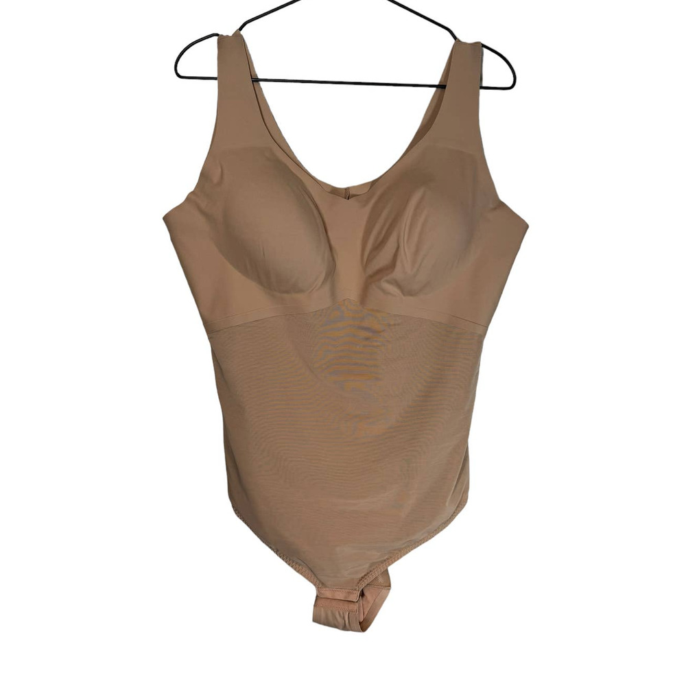 Honeylove Liftwear Tank Bodysuit Sand Beige 3x Gem